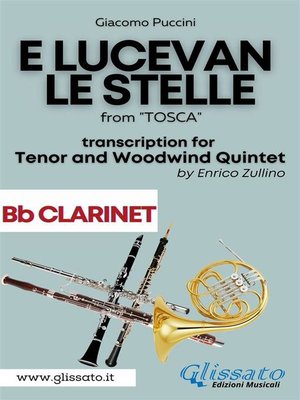 cover image of E lucevan le stelle--Tenor & Woodwind Quintet (Bb Clarinet part)